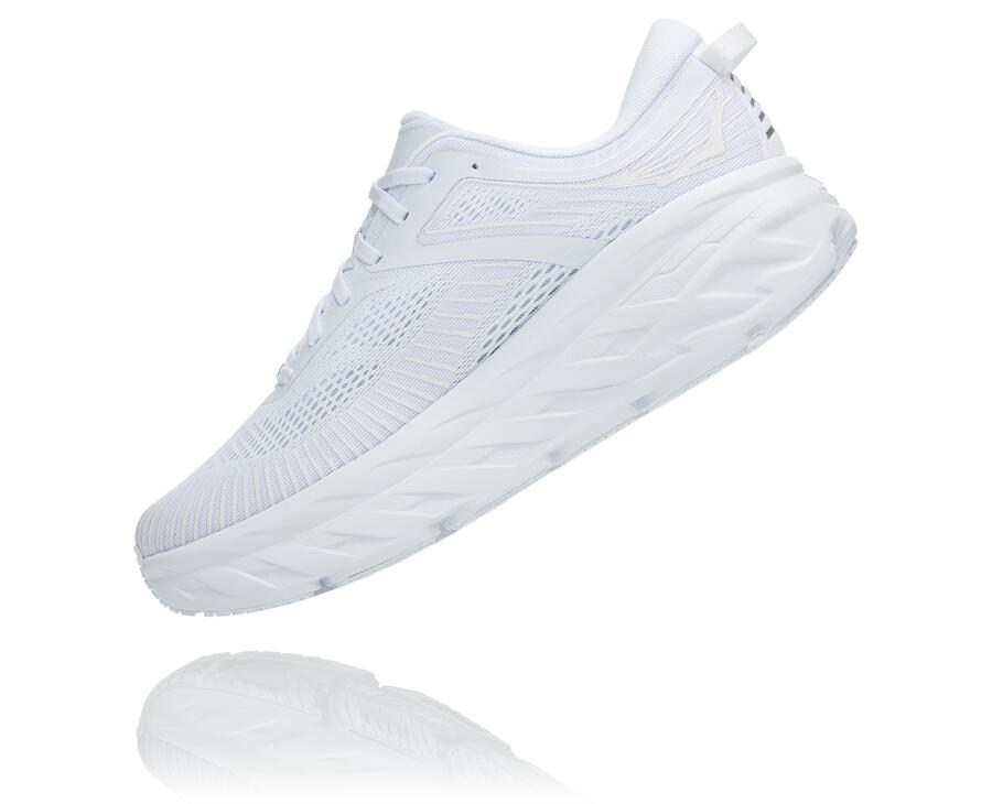 Tenis Hoka One One Feminino Branco - Bondi 7 - 690-BZLQDG